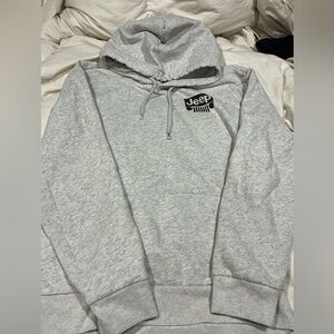 Hollister Relaxed Fit jeep Hoodie - Gray